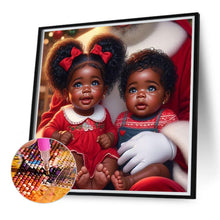 Load image into Gallery viewer, Diamond Painting - Full Round - cartoon black man (40*40CM)