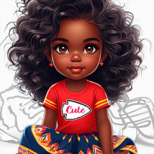 Load image into Gallery viewer, Diamond Painting - Full Round - cartoon black man (40*40CM)