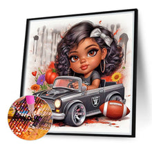 Load image into Gallery viewer, Diamond Painting - Full Round - cartoon black man (40*40CM)