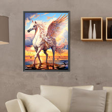 Load image into Gallery viewer, Diamond Painting - Full Round - Pegasus on the sea (30*40CM)