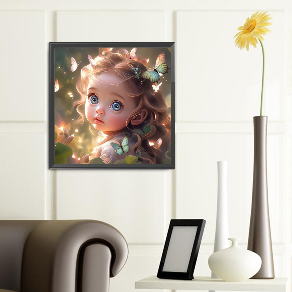 Diamond Painting - Full Round - elf girl (40*40CM)