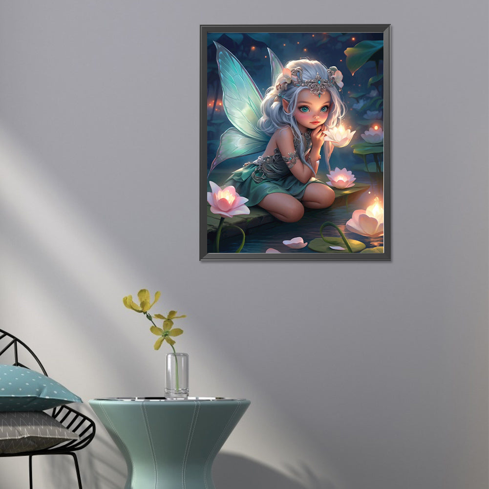 Diamond Painting - Full Round - elf girl (40*50CM)