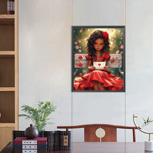 Load image into Gallery viewer, Diamond Painting - Full Round - sweet girl (40*50CM)