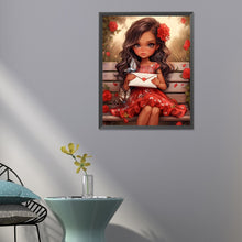 Load image into Gallery viewer, Diamond Painting - Full Round - sweet girl (40*50CM)