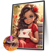 Load image into Gallery viewer, Diamond Painting - Full Round - sweet girl (40*50CM)