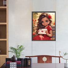 Load image into Gallery viewer, Diamond Painting - Full Round - sweet girl (40*50CM)