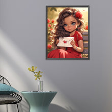 Load image into Gallery viewer, Diamond Painting - Full Round - sweet girl (40*50CM)