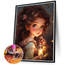 Load image into Gallery viewer, Diamond Painting - Full Round - sweet girl (40*50CM)