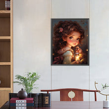 Load image into Gallery viewer, Diamond Painting - Full Round - sweet girl (40*50CM)