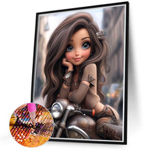 Load image into Gallery viewer, Diamond Painting - Full Round - sweet girl (40*50CM)