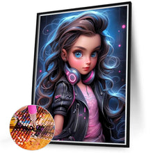 Load image into Gallery viewer, Diamond Painting - Full Round - sweet girl (40*50CM)