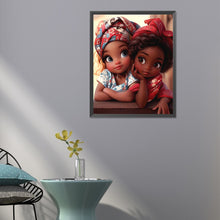 Load image into Gallery viewer, Diamond Painting - Full Round - sweet girl (40*50CM)
