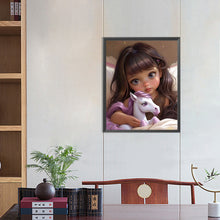 Load image into Gallery viewer, Diamond Painting - Full Round - sweet girl (40*50CM)