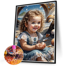Load image into Gallery viewer, Diamond Painting - Full Round - sweet girl (40*50CM)