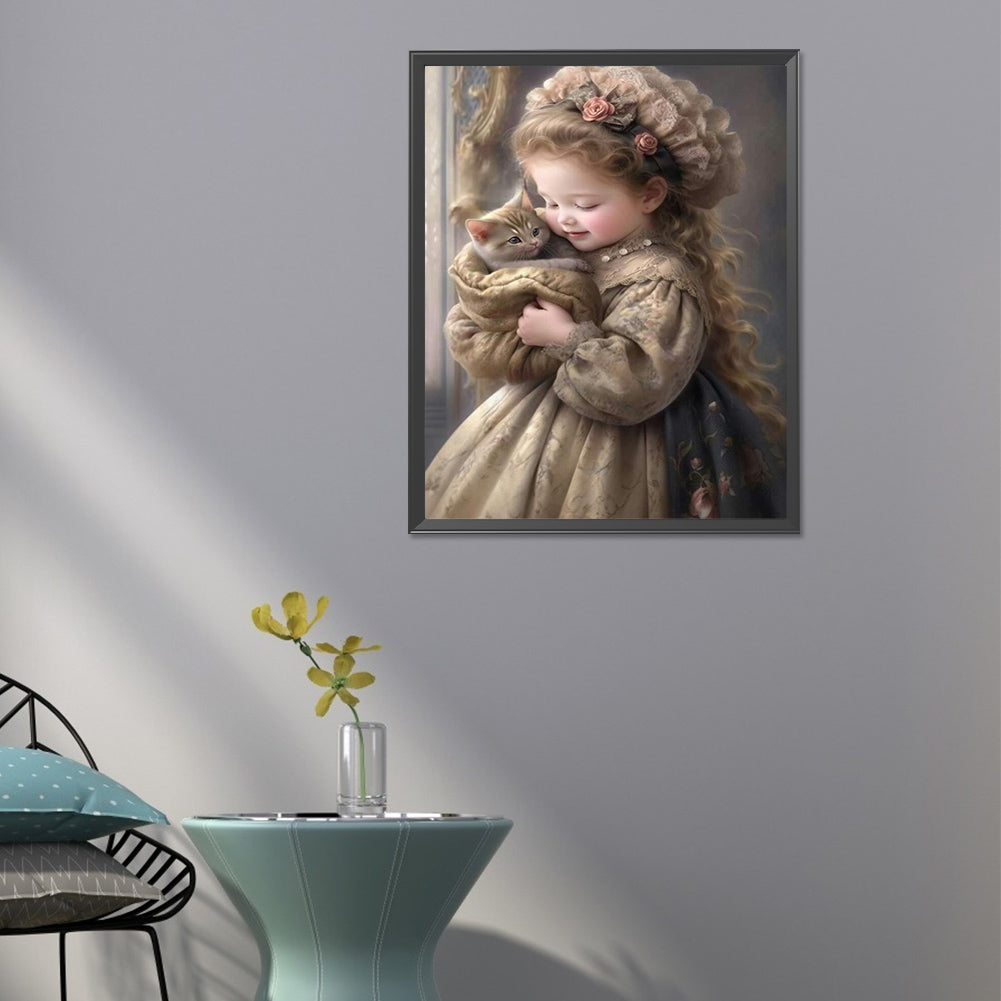 Diamond Painting - Full Round - sweet girl (40*50CM)
