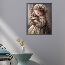 Load image into Gallery viewer, Diamond Painting - Full Round - sweet girl (40*50CM)