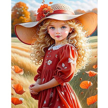 Load image into Gallery viewer, Diamond Painting - Full Round - sweet girl (40*50CM)