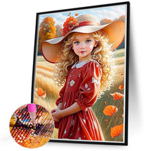 Load image into Gallery viewer, Diamond Painting - Full Round - sweet girl (40*50CM)