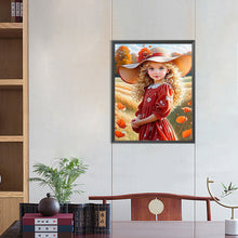 Load image into Gallery viewer, Diamond Painting - Full Round - sweet girl (40*50CM)