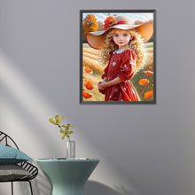Load image into Gallery viewer, Diamond Painting - Full Round - sweet girl (40*50CM)