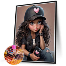 Load image into Gallery viewer, Diamond Painting - Full Round - sweet girl (40*50CM)