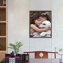 Load image into Gallery viewer, Diamond Painting - Full Round - sweet girl (40*50CM)