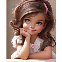 Load image into Gallery viewer, Diamond Painting - Full Round - sweet girl (40*50CM)