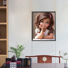 Load image into Gallery viewer, Diamond Painting - Full Round - sweet girl (40*50CM)