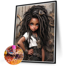 Load image into Gallery viewer, Diamond Painting - Full Round - sweet girl (40*50CM)