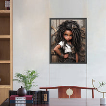 Load image into Gallery viewer, Diamond Painting - Full Round - sweet girl (40*50CM)