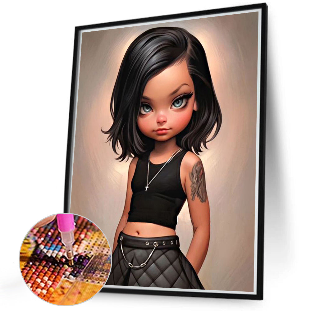 Diamond Painting - Full Round - sweet girl (40*50CM)