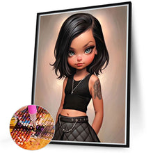 Load image into Gallery viewer, Diamond Painting - Full Round - sweet girl (40*50CM)