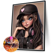 Load image into Gallery viewer, Diamond Painting - Full Round - sweet girl (40*50CM)