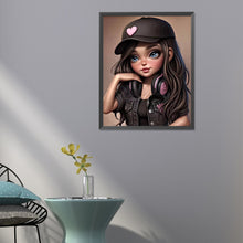 Load image into Gallery viewer, Diamond Painting - Full Round - sweet girl (40*50CM)
