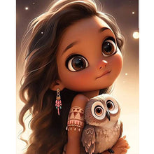 Load image into Gallery viewer, Diamond Painting - Full Round - sweet girl (40*50CM)
