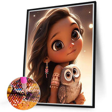 Load image into Gallery viewer, Diamond Painting - Full Round - sweet girl (40*50CM)