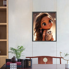 Load image into Gallery viewer, Diamond Painting - Full Round - sweet girl (40*50CM)