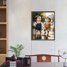 Load image into Gallery viewer, Diamond Painting - Full Round - sweet couple (40*50CM)