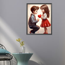 Load image into Gallery viewer, Diamond Painting - Full Round - sweet couple (40*50CM)