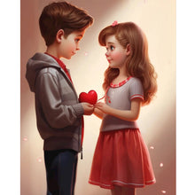 Load image into Gallery viewer, Diamond Painting - Full Round - sweet couple (40*50CM)