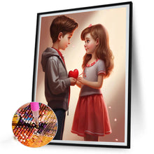 Load image into Gallery viewer, Diamond Painting - Full Round - sweet couple (40*50CM)