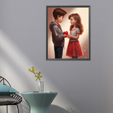 Load image into Gallery viewer, Diamond Painting - Full Round - sweet couple (40*50CM)