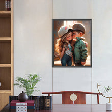 Load image into Gallery viewer, Diamond Painting - Full Round - sweet couple (40*50CM)