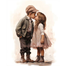 Load image into Gallery viewer, Diamond Painting - Full Round - sweet couple (40*50CM)