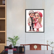 Load image into Gallery viewer, Diamond Painting - Full Round - sweet couple (40*50CM)