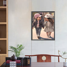 Load image into Gallery viewer, Diamond Painting - Full Round - sweet couple (40*50CM)