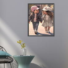 Load image into Gallery viewer, Diamond Painting - Full Round - sweet couple (40*50CM)