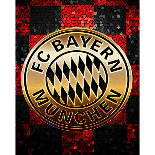 Diamond Painting - Full Square - Bayern Munich logo (40*50CM)