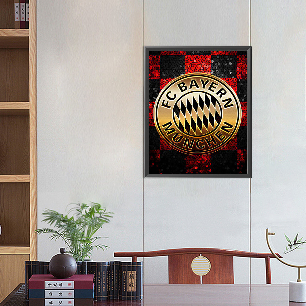 Diamond Painting - Full Square - Bayern Munich logo (40*50CM)