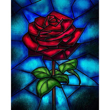 Load image into Gallery viewer, Diamond Painting - Full Square - glass painted roses (40*50CM)